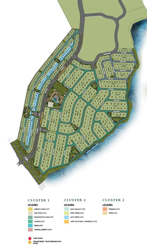 Lot Types – Rockwell South.